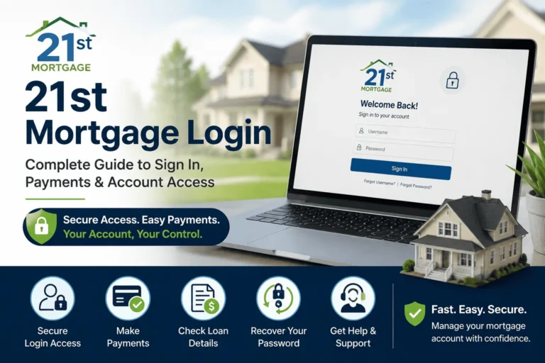 21st Mortgage Login guide for secure account access, easy payments, loan details, and password recovery online